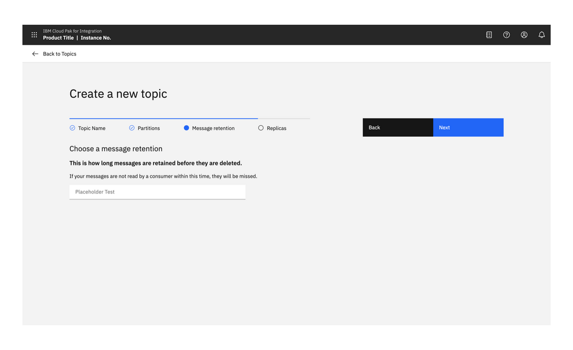 Multistep creation flow with image